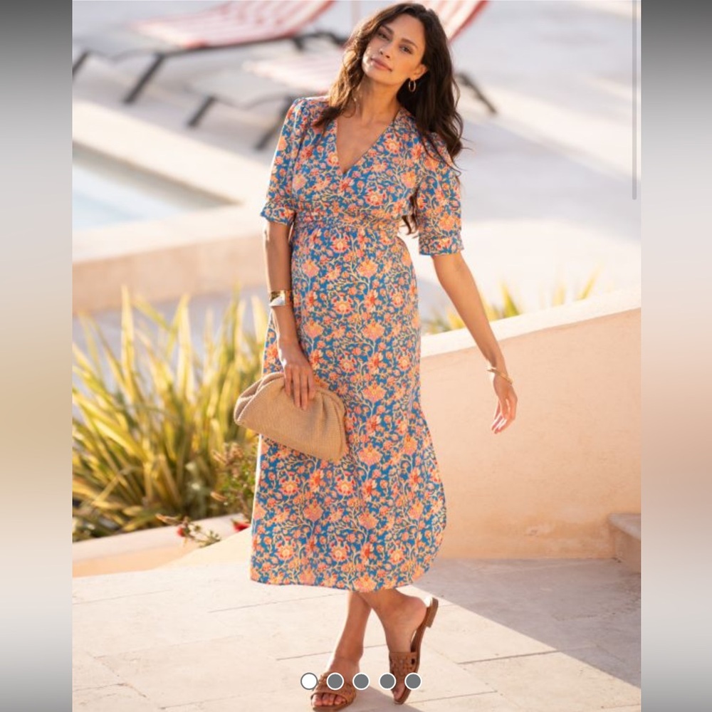 Seraphine A-Line Maxi Maternity Dress